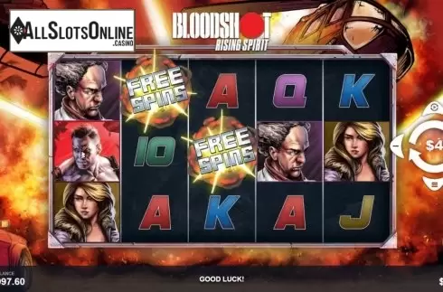 Reel Screen 2. Bloodshot Rising Spirit from Pariplay