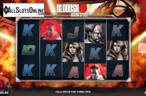 Reel Screen 3. Bloodshot Rising Spirit from Pariplay