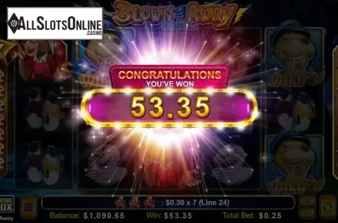 Total Win. Blown Away from Lightning Box