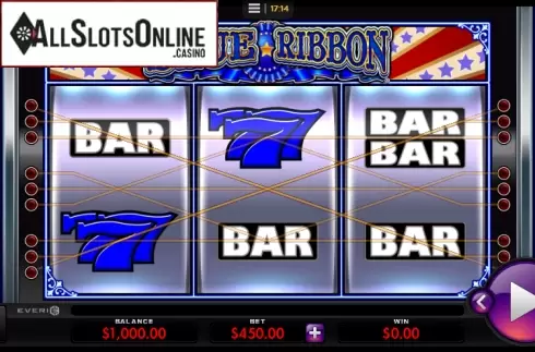 Reel Screen. Blue Ribbon from Everi
