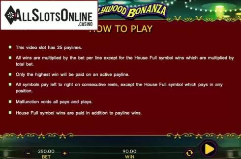How to play. Bollywood Bonanza from 888 Gaming