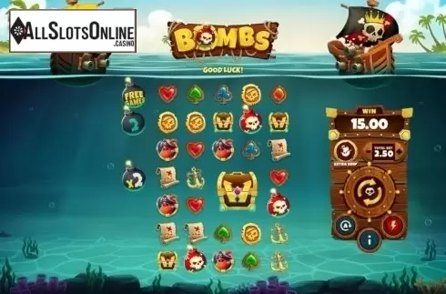 Reel Screen. Bombs (Playtech) from Playtech