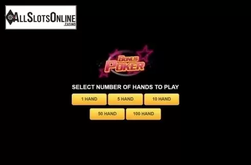 Game Screen. Bonus Poker (Habanero) from Habanero