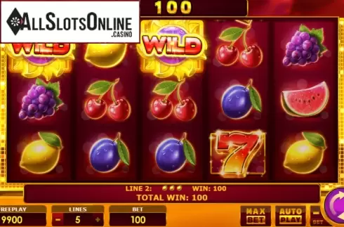 Win Screen. Book Of Fruits (Amatic Industries) from Amatic Industries