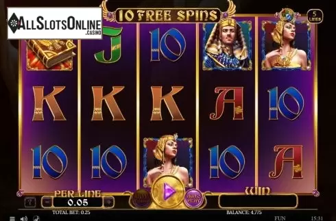 Free Spins 3. Book Of Rebirth Reloaded from Spinomenal