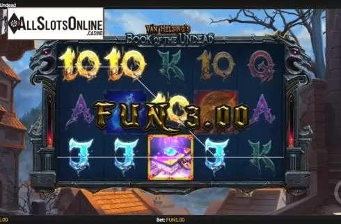 Win Screen . Book Of The Undead from 1X2gaming