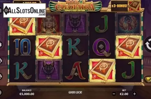 Scatter Symbols. Book of Cleopatra Super Stake Edition from StakeLogic