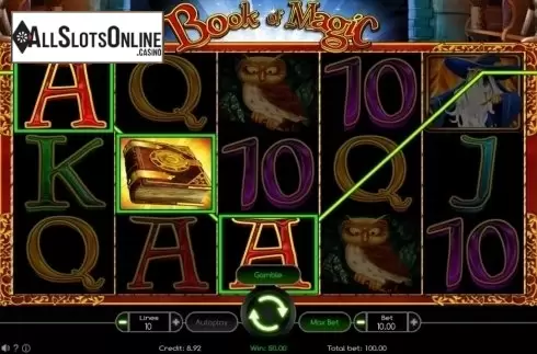 Screen5. Book of Magic (Wazdan) from Wazdan