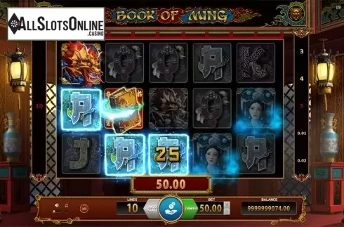 Scatter win screen. Book of Ming from BF games