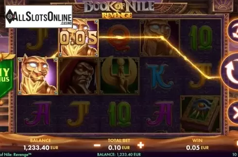 Win screen. Book of Nile: Revenge from NetGame