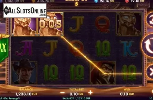 Win screen 2. Book of Nile: Revenge from NetGame