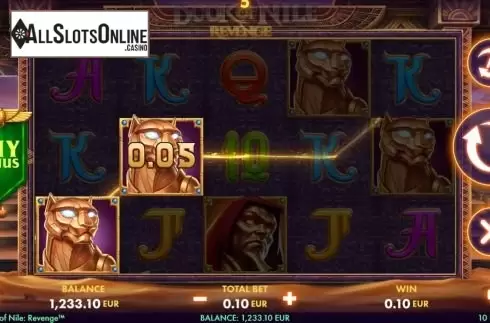 Win screen 3. Book of Nile: Revenge from NetGame