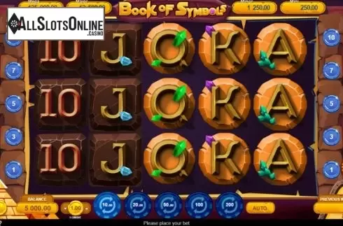 Reel Screen. Book of Symbols from Gamzix