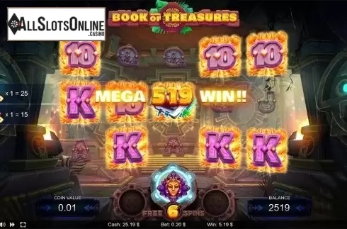 Game workflow. Book of Treasures	 from Thunderspin