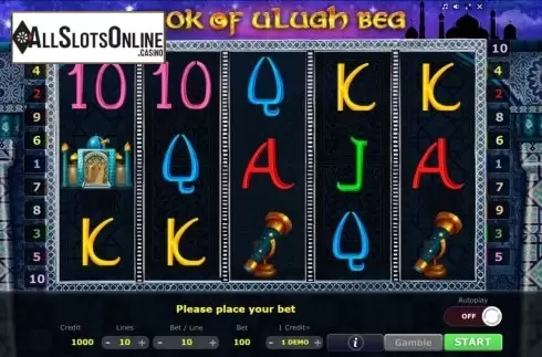 Reel Screen. Book of Ulugh Beg from Five Men Games