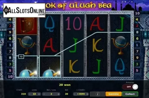Win Screen 2. Book of Ulugh Beg from Five Men Games