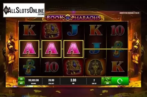 Game workflow 2. Book of the Pharaohs from Playreels