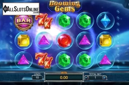 Start screen 2. Booming Gems from Dragoon Soft