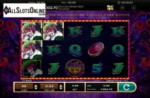 Win screen 2. Bourbon Street Bash from High 5 Games
