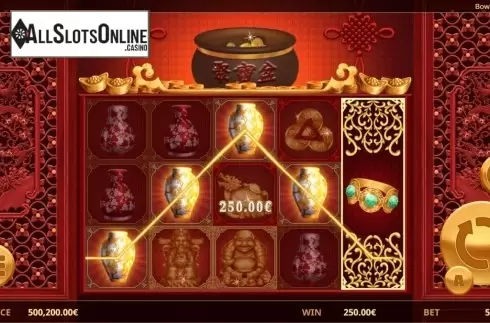 Win Screen . Bowl of Fortune from Ganapati