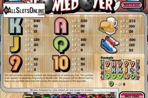 Screen2. Bowled Over (Rival Gaming) from Rival Gaming