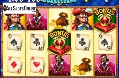 Reel Screen. Brave Musketeers from Octavian Gaming