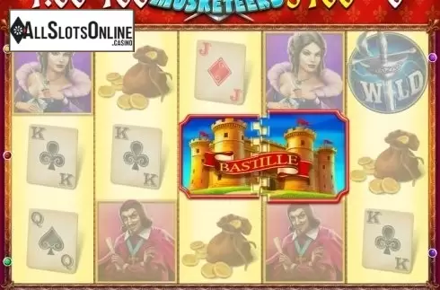 Reel Screen. Brave Musketeers from Octavian Gaming