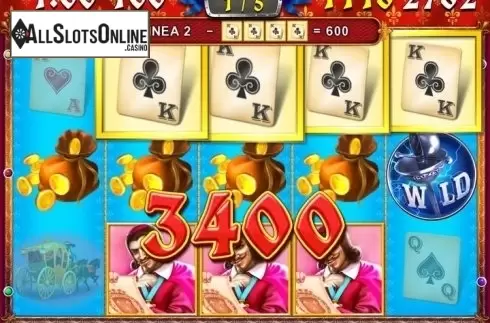Reel Screen. Brave Musketeers from Octavian Gaming