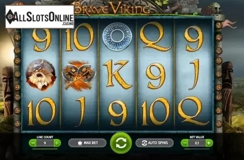 Reel screen. Brave Viking from BGAMING
