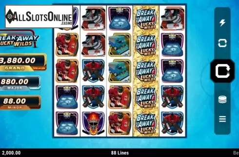 Reel Screen. Break Away Lucky Wilds from Stormcraft Studios