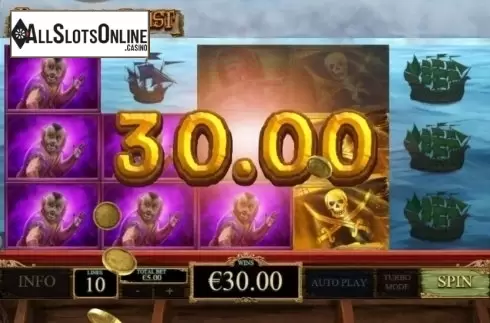 Win Screen 3. Buccaneer Blast from Playtech