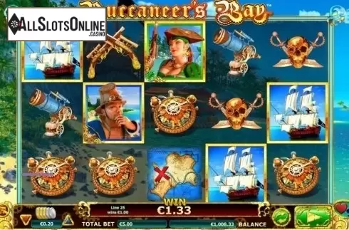 Win screen. Buccaneer's Bay from Side City