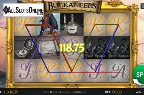 Win Screen 3. Buckaneers from Genii