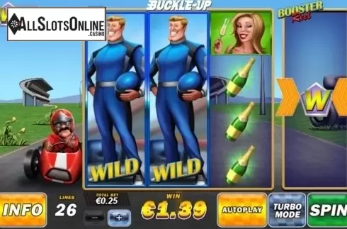 Win Screen. Buckle Up from Playtech
