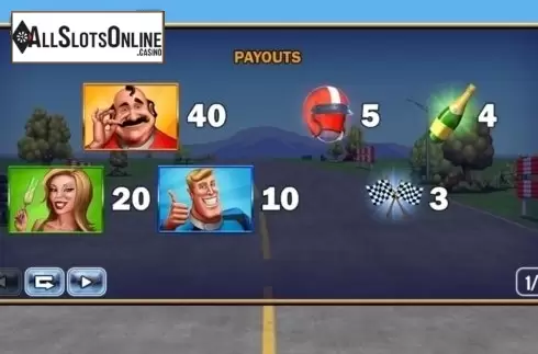 Paytable. Buckle Up from Playtech