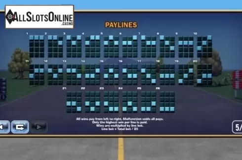 Paylines. Buckle Up from Playtech