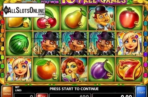 Screen3. Bugsy Bucks from Casino Technology