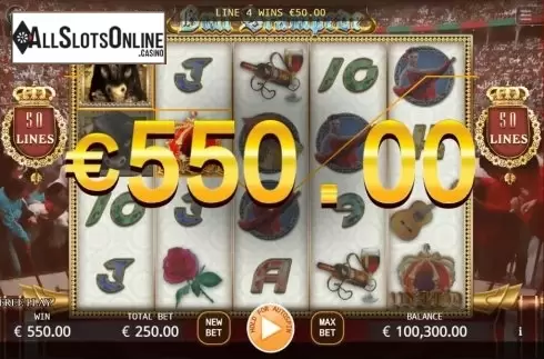 Win Screen 1. Bull Stampede from KA Gaming