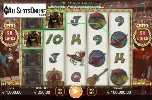 Win Screen 2. Bull Stampede from KA Gaming