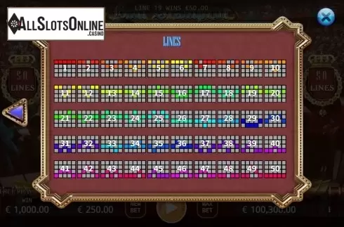 Paylines. Bull Stampede from KA Gaming
