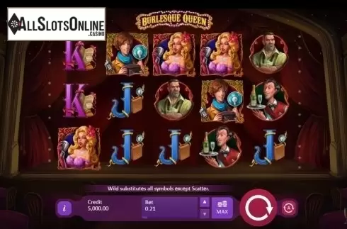 Screen 1. Burlesque Queen from Playson