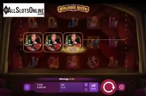 Screen 2. Burlesque Queen from Playson