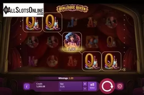 Screen 3. Burlesque Queen from Playson