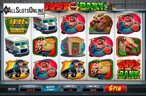 Screen6. Bust The Bank from Microgaming