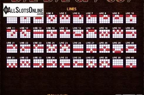 Paytable 3. Bye Bye Spy Guy from Casino Technology