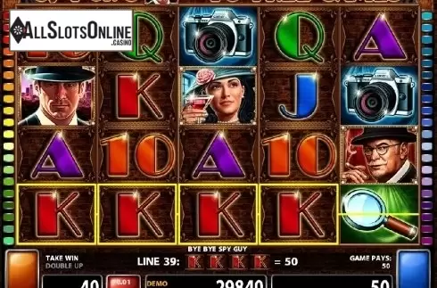 Screen 1. Bye Bye Spy Guy from Casino Technology