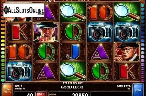 Screen 2. Bye Bye Spy Guy from Casino Technology