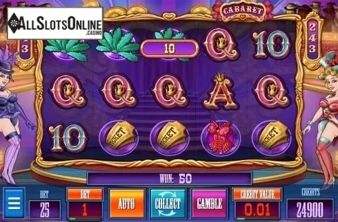 Win screen. Cabaret from MGA