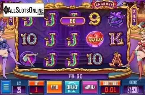 Wild win screen 2. Cabaret from MGA