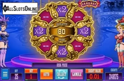 Gamble screen. Cabaret from MGA